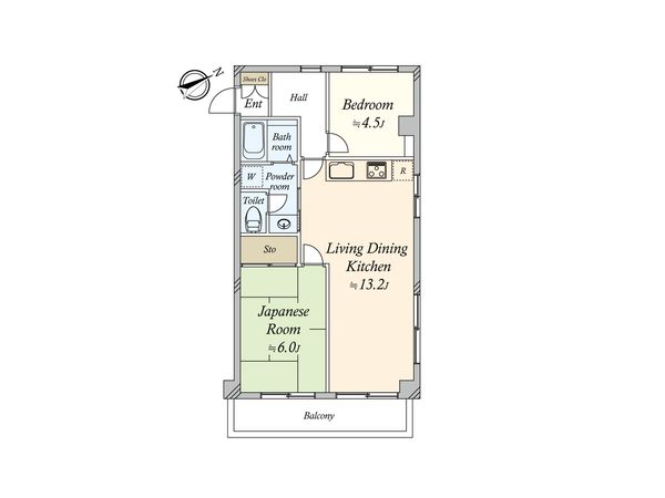 ルシック大森南 間取図(平面図) 間取図(平面図)
