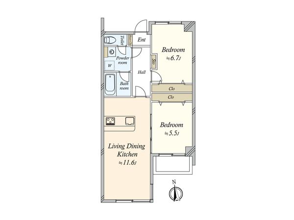 ライオンズマンション大森 間取図(平面図) ライオンズマンション大森 間取図(平面図)