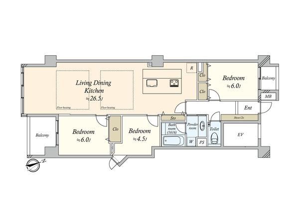 間取図(平面図)