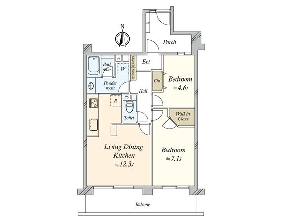 大森パークホームズベイサイドコート 間取図(平面図) 大森パークホームズベイサイドコート 間取図(平面図)