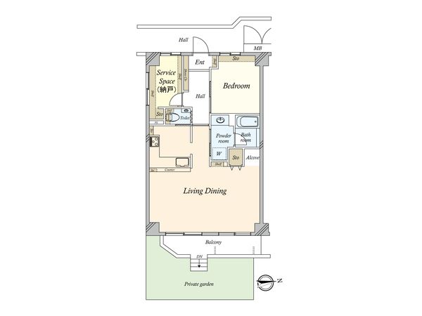 クレッセント大森Ⅲ 間取図(平面図) クレッセント大森Ⅲ 間取図(平面図)
