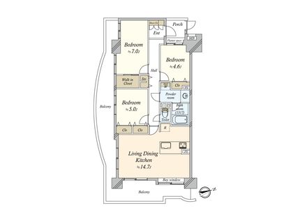 間取図(平面図)