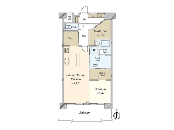 Wing大森南 間取図(平面図) 間取図(平面図)