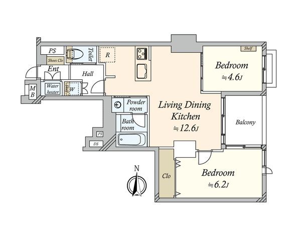 ライオンズマンション大森第3 間取図(平面図) 間取図(平面図)