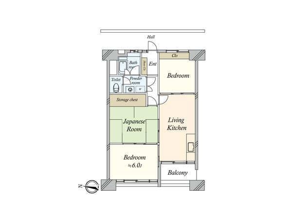大森駅前住宅 1号棟 間取図(平面図) 大森駅前住宅 1号棟 間取図(平面図)