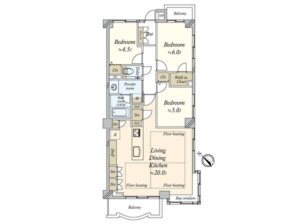 ヴェルデ山王 間取図(平面図) ヴェルデ山王 間取図(平面図)