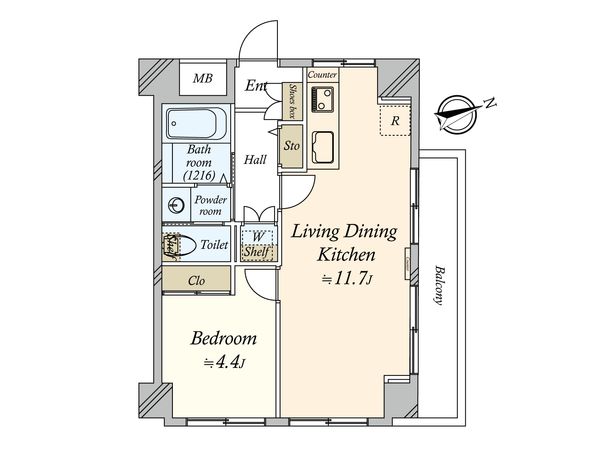 オリエンタル大森 間取図(平面図) 間取図(平面図)