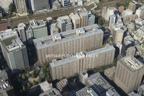 大森駅前住宅 1号棟 航空写真