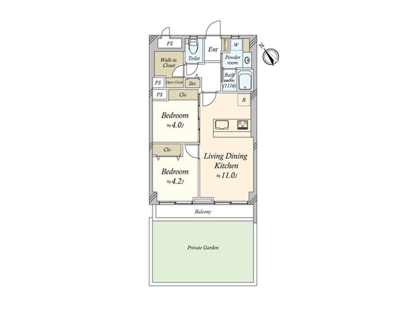 シャンボール大森 間取図(平面図)