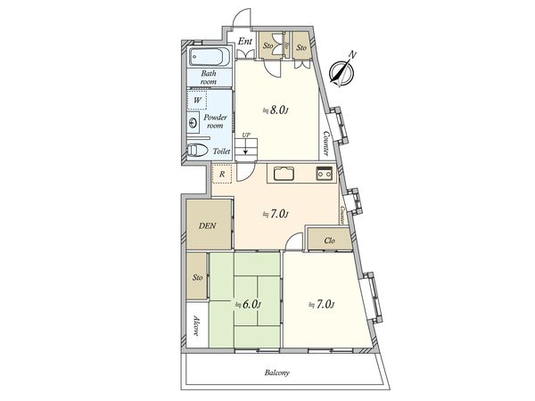 南馬込ヒミコマンション 間取図(平面図) 南馬込ヒミコマンション 間取図(平面図)