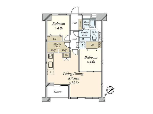 大森駅前住宅 1号棟 間取図(平面図) 大森駅前住宅 1号棟 間取図(平面図)