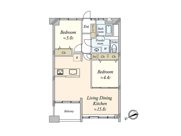 大森駅前住宅 2号棟 間取図(平面図) 大森駅前住宅 2号棟 間取図(平面図)