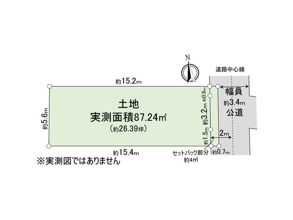 目黒区南2丁目土地 区画図