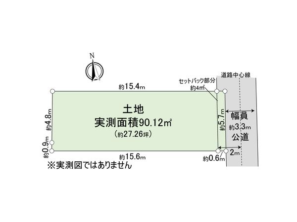 目黒区南2丁目土地 区画図