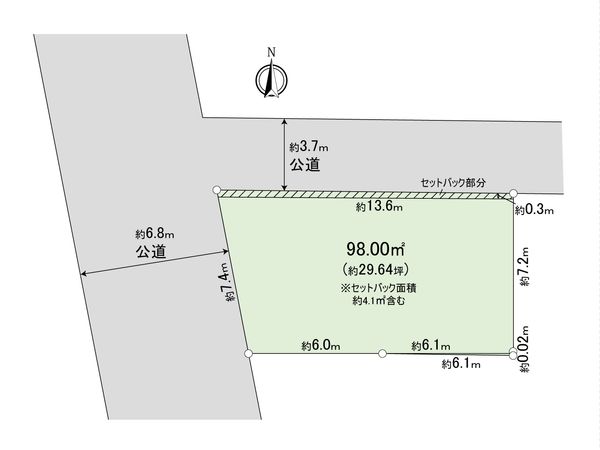 上池台3丁目土地 区画図 上池台3丁目土地 区画図