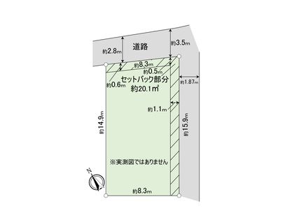 大田区北千束2丁目土地 区画図