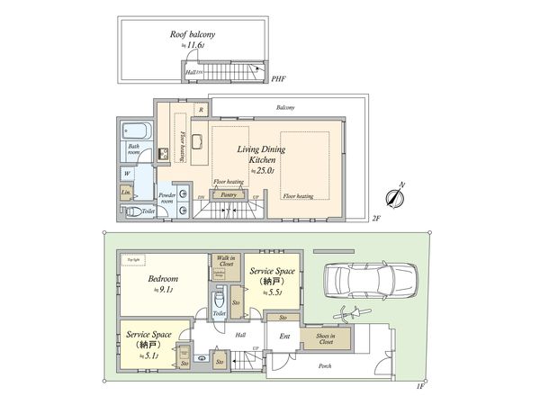 リストガーデン雪谷大塚 間取図(平面図)