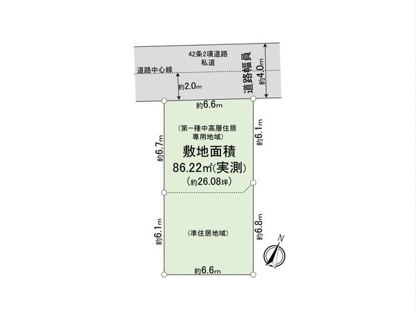 大田区南千束3丁目新築戸建 区画図
