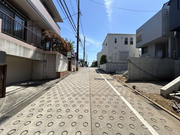 大田区北千束3丁目新築戸建 前面道路含む外観 大田区北千束3丁目新築戸建 前面道路含む外観