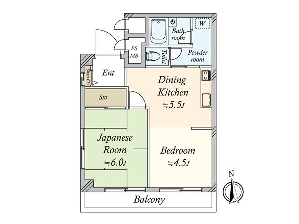クレードル北千束 間取図(平面図) 間取図(平面図)