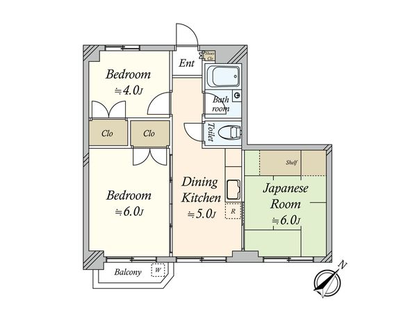 セザール東雪谷 間取図(平面図) 間取図(平面図)