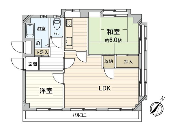 セブンスターマンション深沢 間取図(平面図)