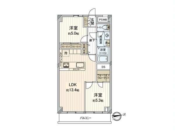 秀和旗の台レジデンス 間取図(平面図) 間取図(平面図)