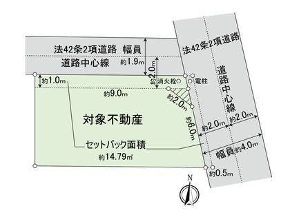 品川区西品川3丁目 土地 区画図