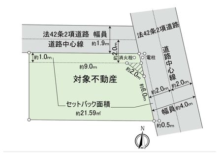 品川区西品川3丁目 土地 区画図