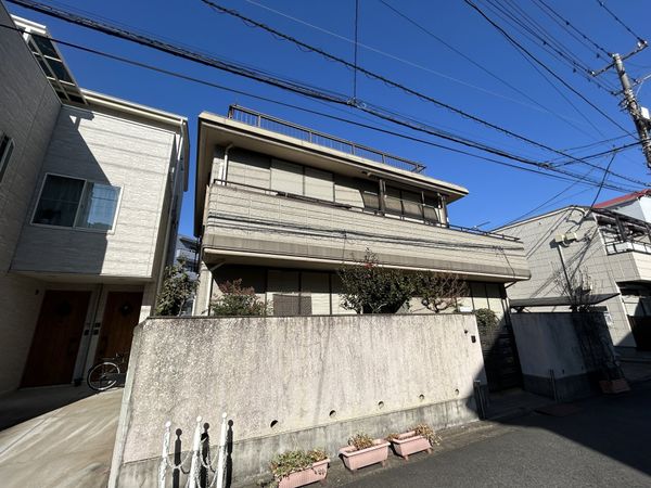 品川区大崎四丁目 土地 前面道路含む外観