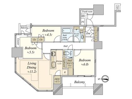 間取図(平面図)