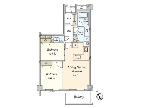 間取図(平面図)
