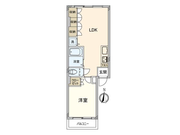 サンハイム荏原 間取図(平面図)