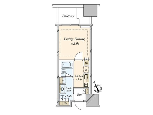 麻布台ヒルズレジデンスB 間取図(平面図)