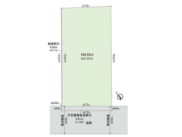 品川区大崎3丁目 土地 区画図 品川区大崎3丁目 土地 区画図