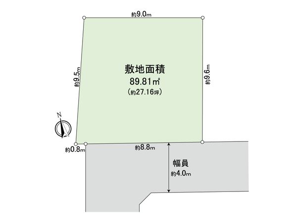 渋谷区恵比寿南2丁目土地 区画図