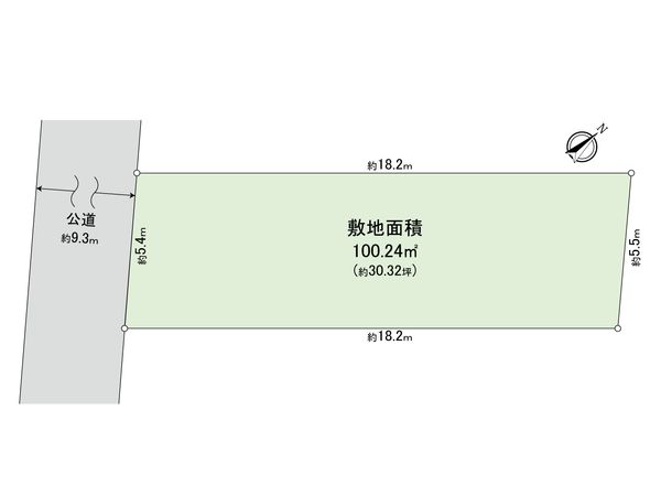 目黒区東山1丁目土地 区画図 目黒区東山1丁目土地 区画図