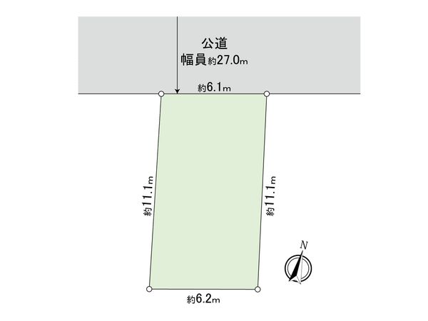 渋谷区広尾1丁目 土地 区画図