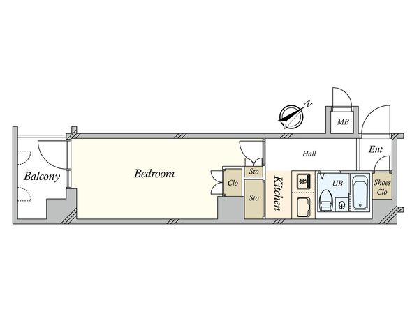 エトワール恵比寿・三葉 間取図(平面図) エトワール恵比寿・三葉 間取図(平面図)