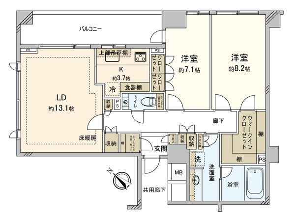 パークハウス諏訪山プレゼンス 間取図(平面図) パークハウス諏訪山プレゼンス 間取図(平面図)