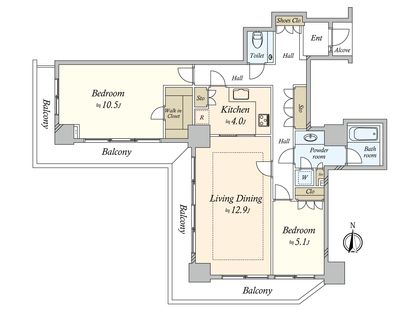間取図(平面図)