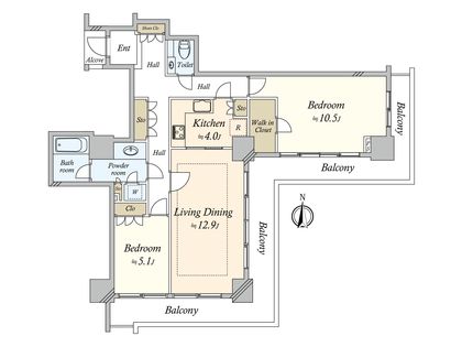 間取図(平面図)
