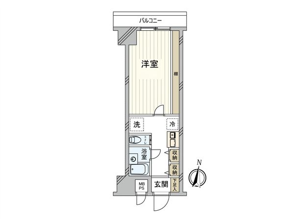 朝日広尾マンション 間取図(平面図) 間取図(平面図)