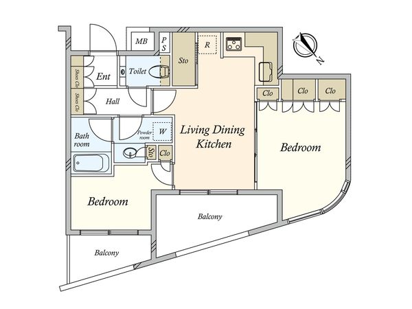 パークコート恵比寿 間取図(平面図) パークコート恵比寿 間取図(平面図)