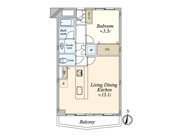 マンションニュー恵比寿 間取図(平面図) 間取図(平面図)