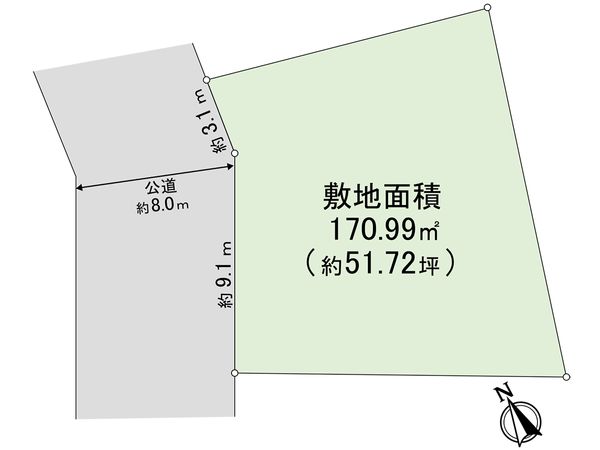 さいたま市西区大字指扇 区画図 区画図