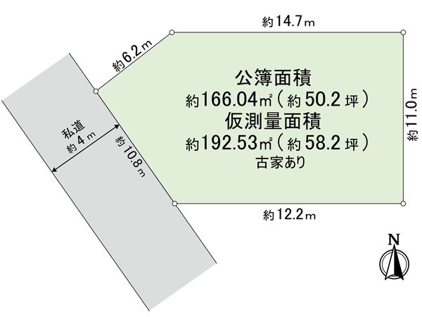 さいたま市中央区大戸6丁目 区画図