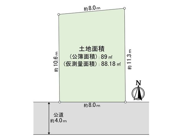 さいたま市浦和区木崎5丁目 区画図