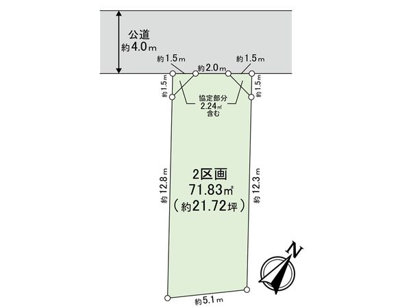 さいたま市南区神明2丁目 区画図