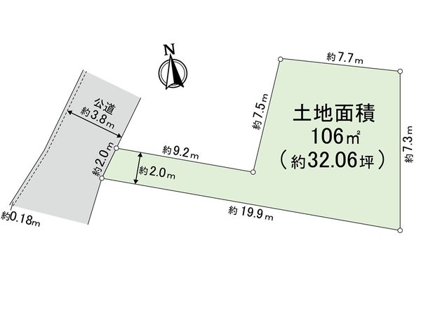 さいたま市緑区大字三室 区画図